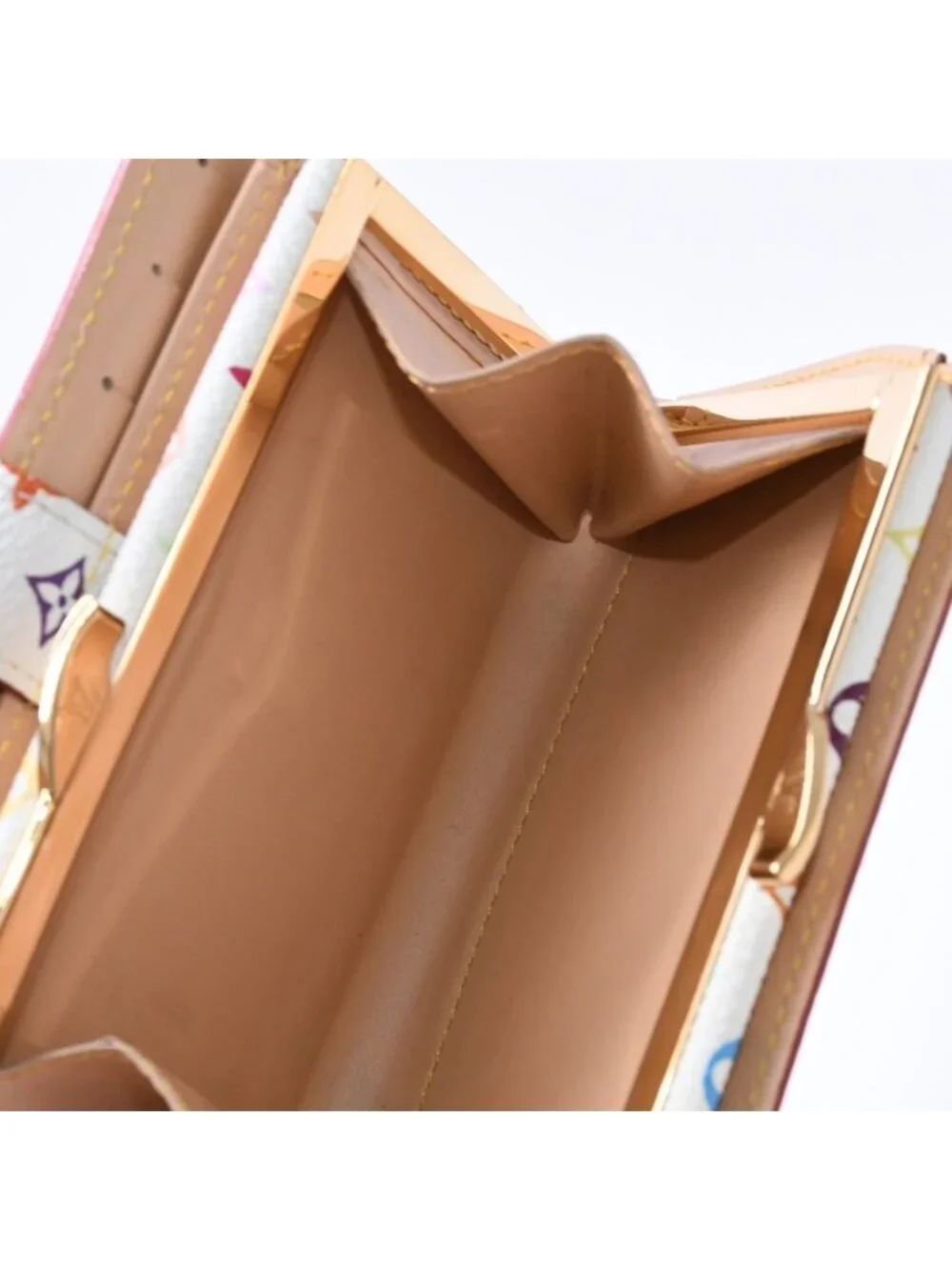 Louis Vuitton Portefeuille Vienois Bifold Wallet Monogram Multicolor White